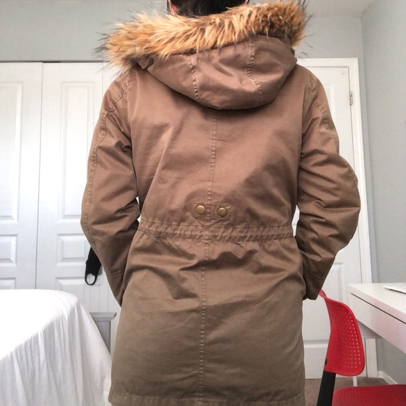 zara army green parka - Picture 2 of 4